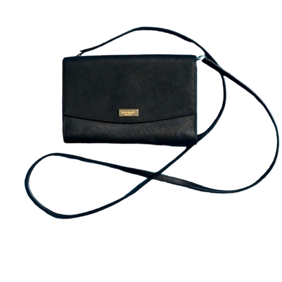 kate spade Handbags - Kate spade EUC leather crossbody wallet purse.